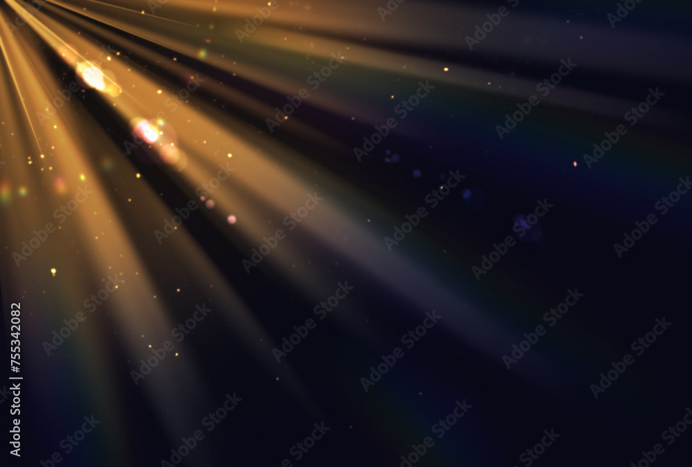 Obraz premium 背景素材_光_オレンジ