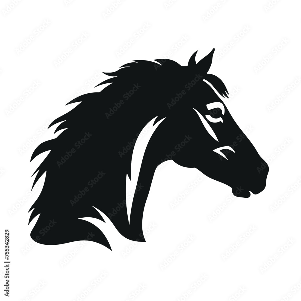 Naklejka premium Horse logo