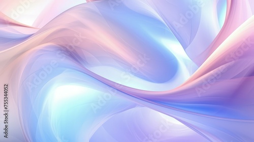 Soft multicolored silk wave background