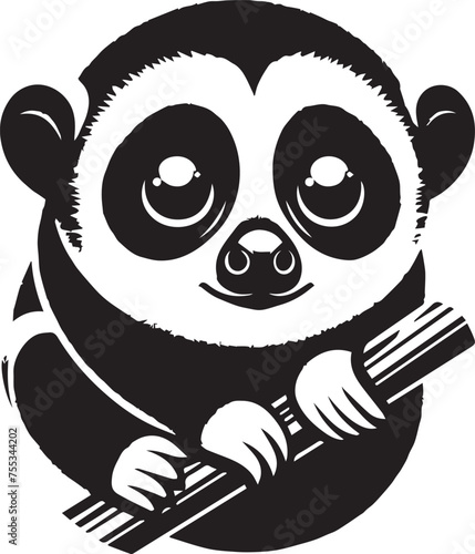 Adorable Red Panda Vector Design