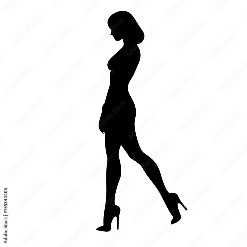 silhouette of a woman silhouette of a woman