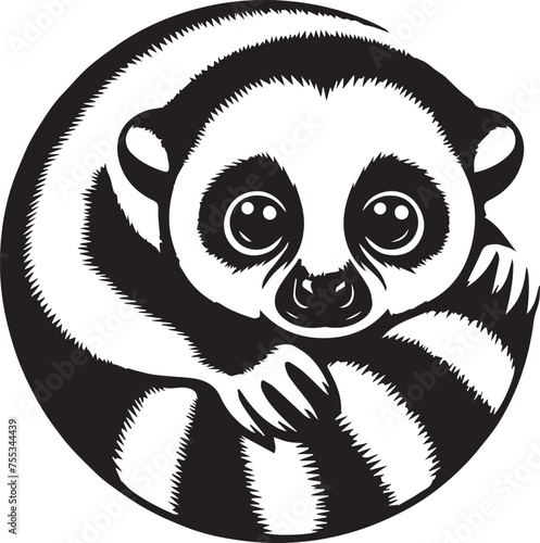 Adorable Red Panda Vector Design