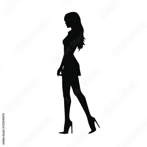 silhouette of a woman