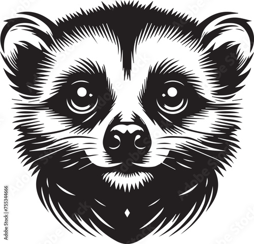 Adorable Red Panda Vector Design