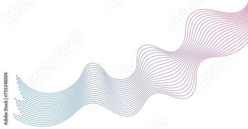 abstract wavy lines background element. Suitable for AI, tech, network, science, digital technology theme