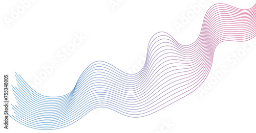 abstract wavy lines background element. Suitable for AI, tech, network, science, digital technology theme