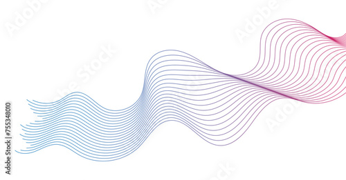 abstract wavy lines background element. Suitable for AI, tech, network, science, digital technology theme