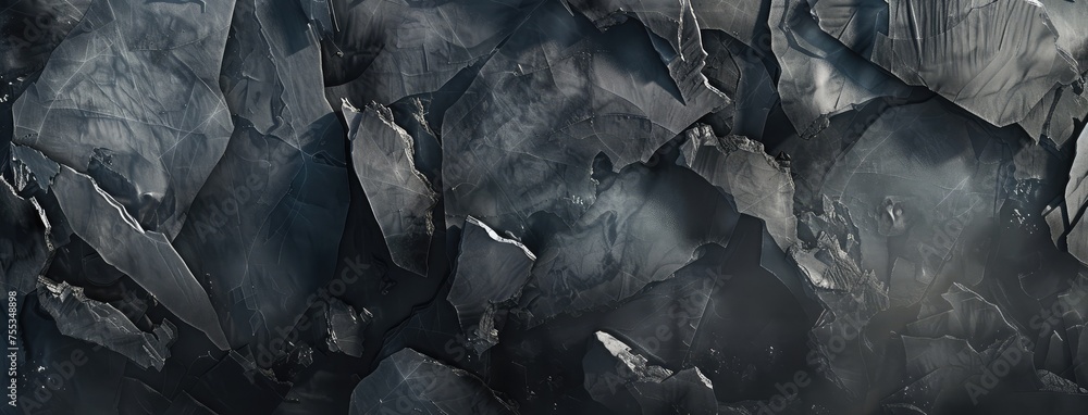 Dark Crystal Texture Abstract Background - obrazy, fototapety, plakaty 