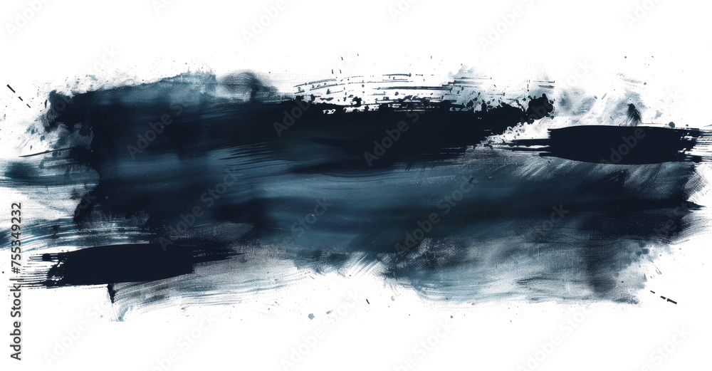 Abstract Watercolor Brush Strokes Background