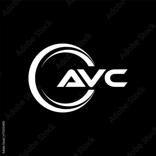 AVC Letter Logo Design, Inspiration for a Unique Identity. Modern Elegance and Creative Design. Watermark Your Success with the Striking this Logo. photo