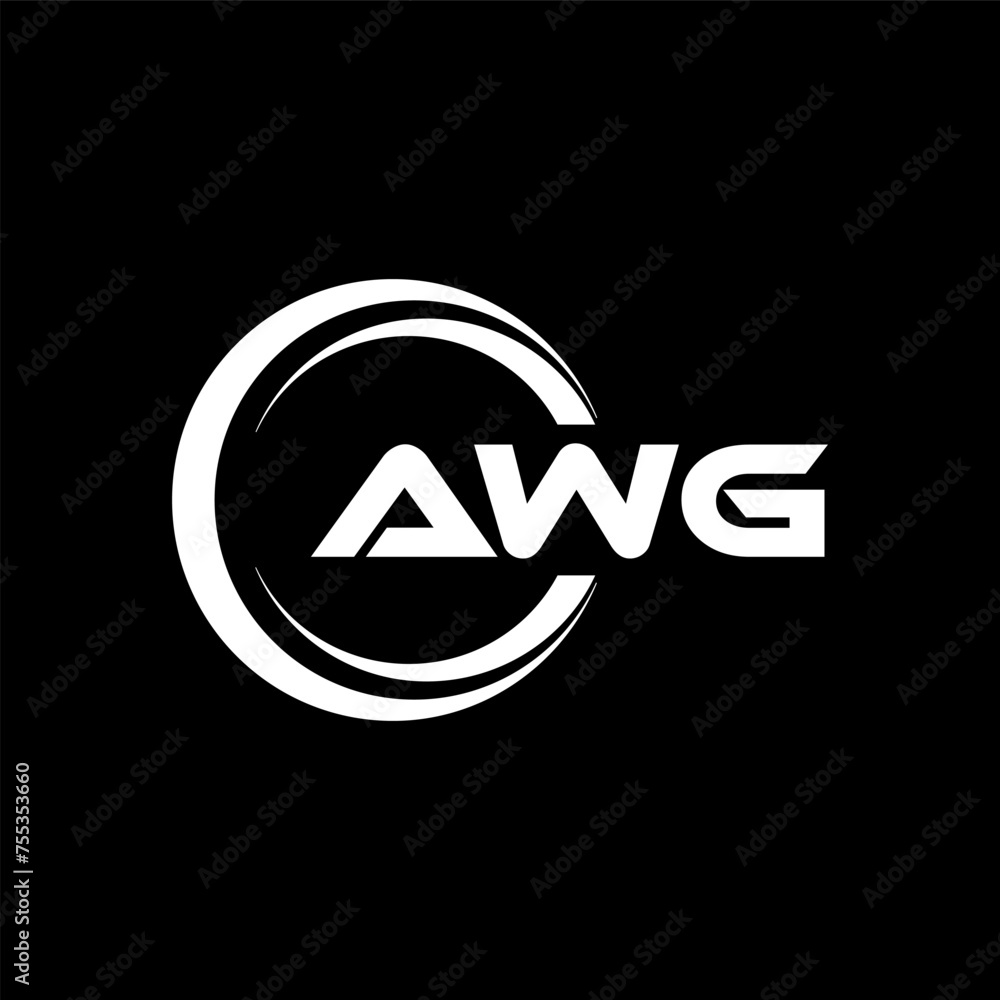 AWG Letter Logo Design, Inspiration for a Unique Identity. Modern Elegance and Creative Design. Watermark Your Success with the Striking this Logo.