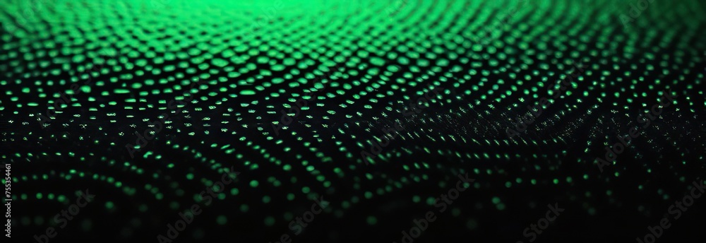 Fototapeta premium green noss black , color gradient rough abstract background shine bright light and glow template empty space , grainy noise grungy texture -