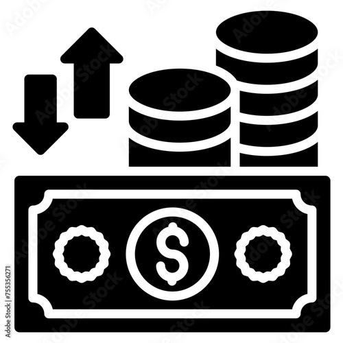 Cash Flow Icon Element For Design