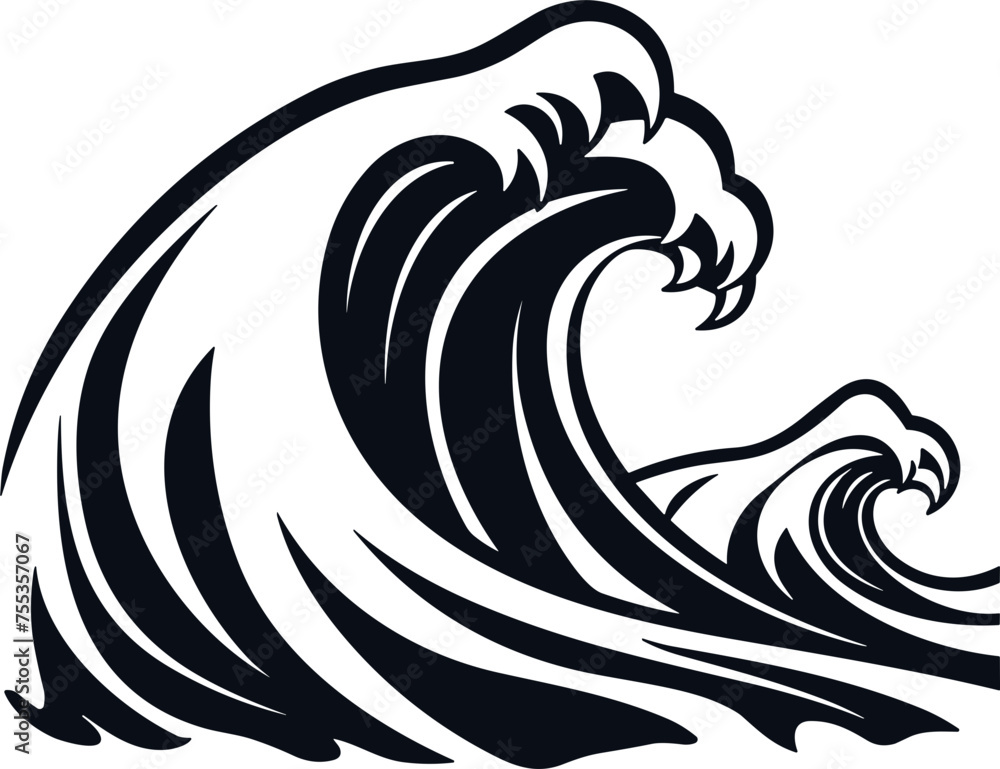 Fototapeta premium 파도