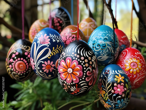 Wallpaper Mural Watercolor easter background Torontodigital.ca