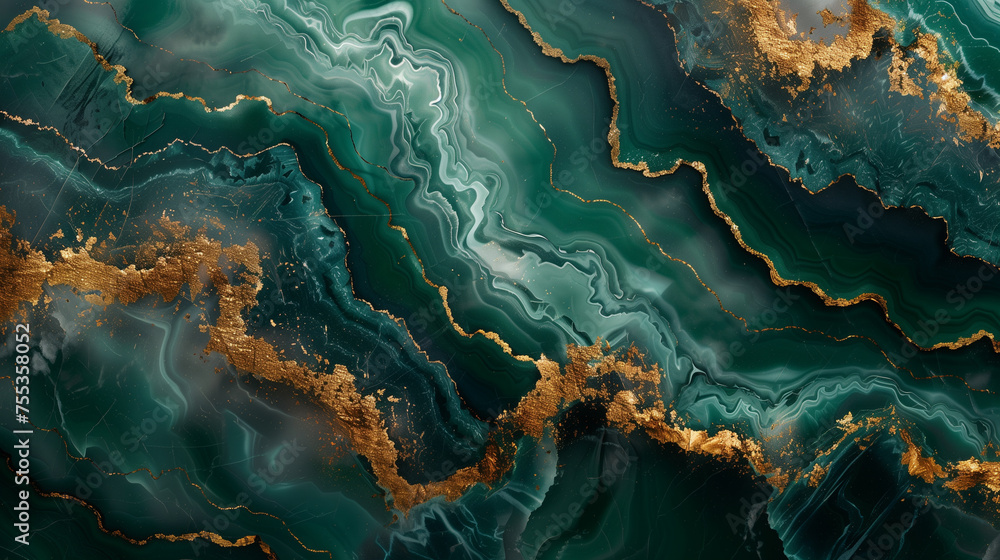 green marble with veins of gold, beautiful abstract background, design green marble with veins of gold, beautiful abstract background, design