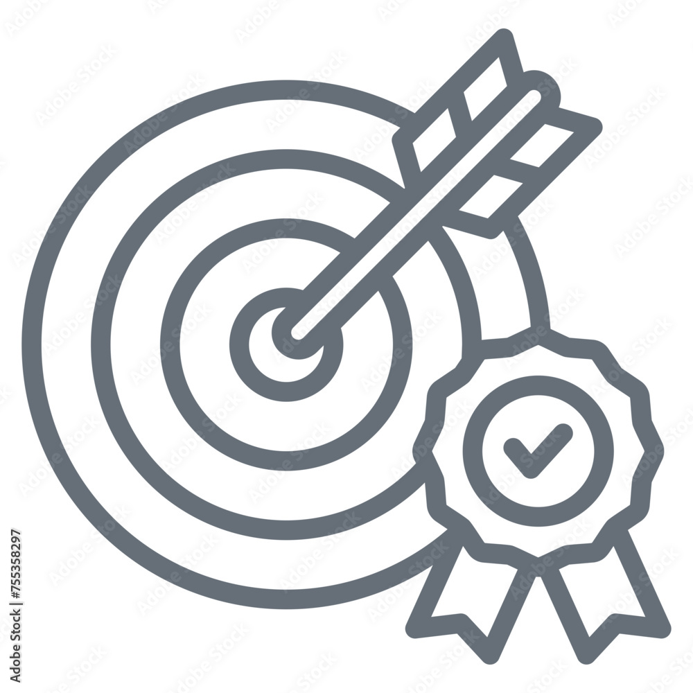 Financial Goal Icon Element For Design Financial Goal Icon Element For Design