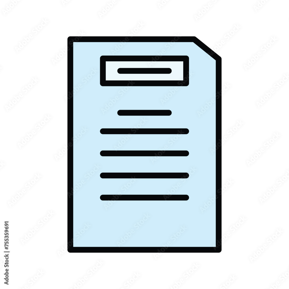paper icon vector template design flat and simple paper icon vector template design flat and simple