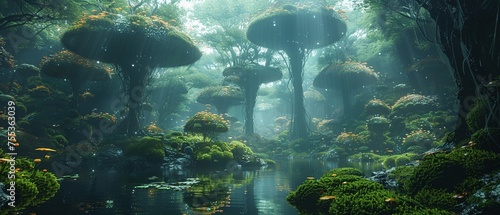 Alien ecosystems, with flora and fauna unlike anything on Earth.
