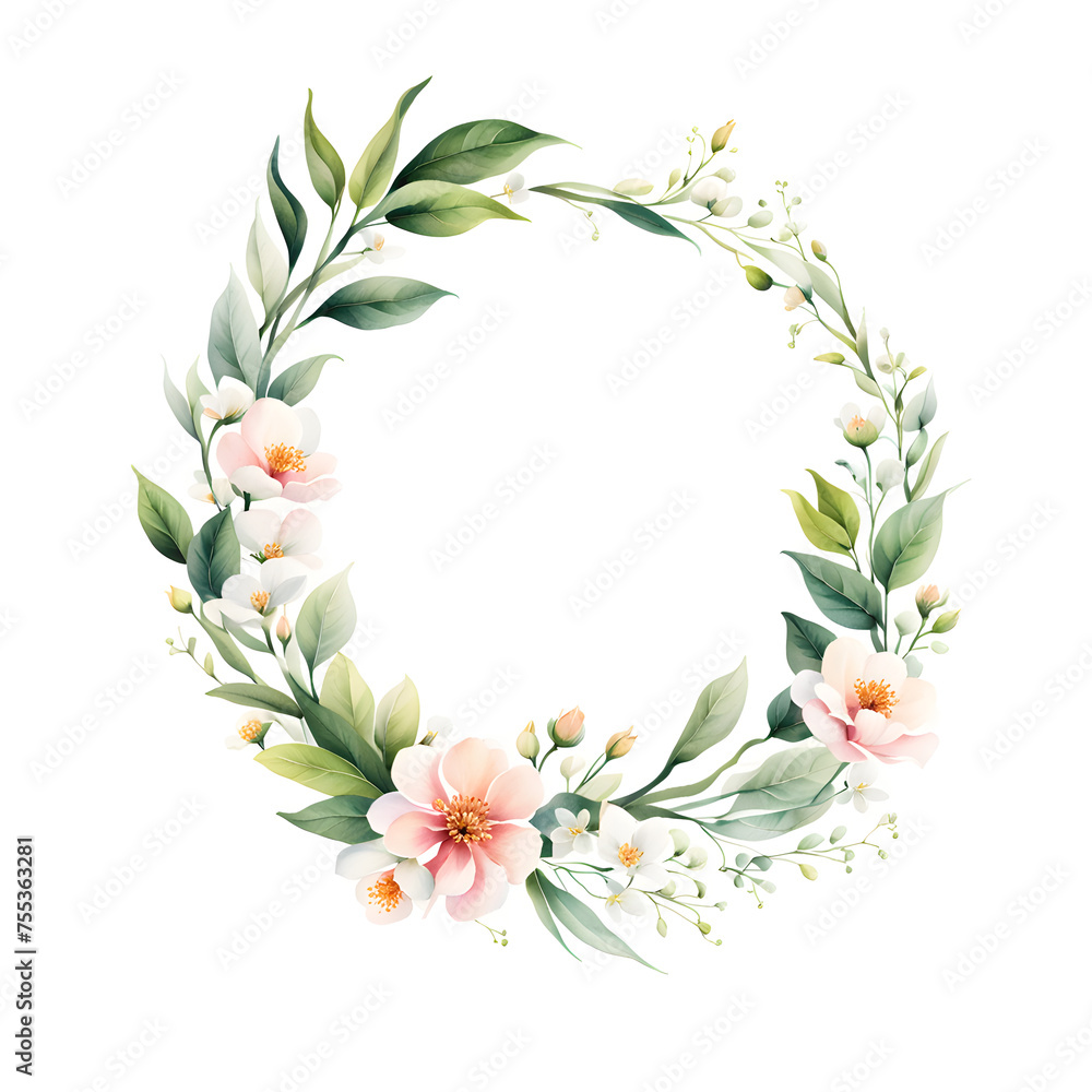 wreath of wreath of flowers