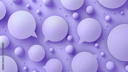 AI art  speech bubble background