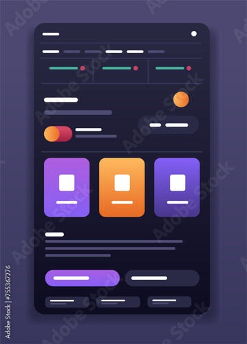 online banking smart wallet payment computer application fintech business investment concept vertical