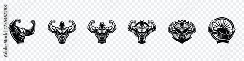 Muscle icon, Muscle lines icon, Strong power, muscle arms vector icon, Arm Muscle Illustration, Strong icon.