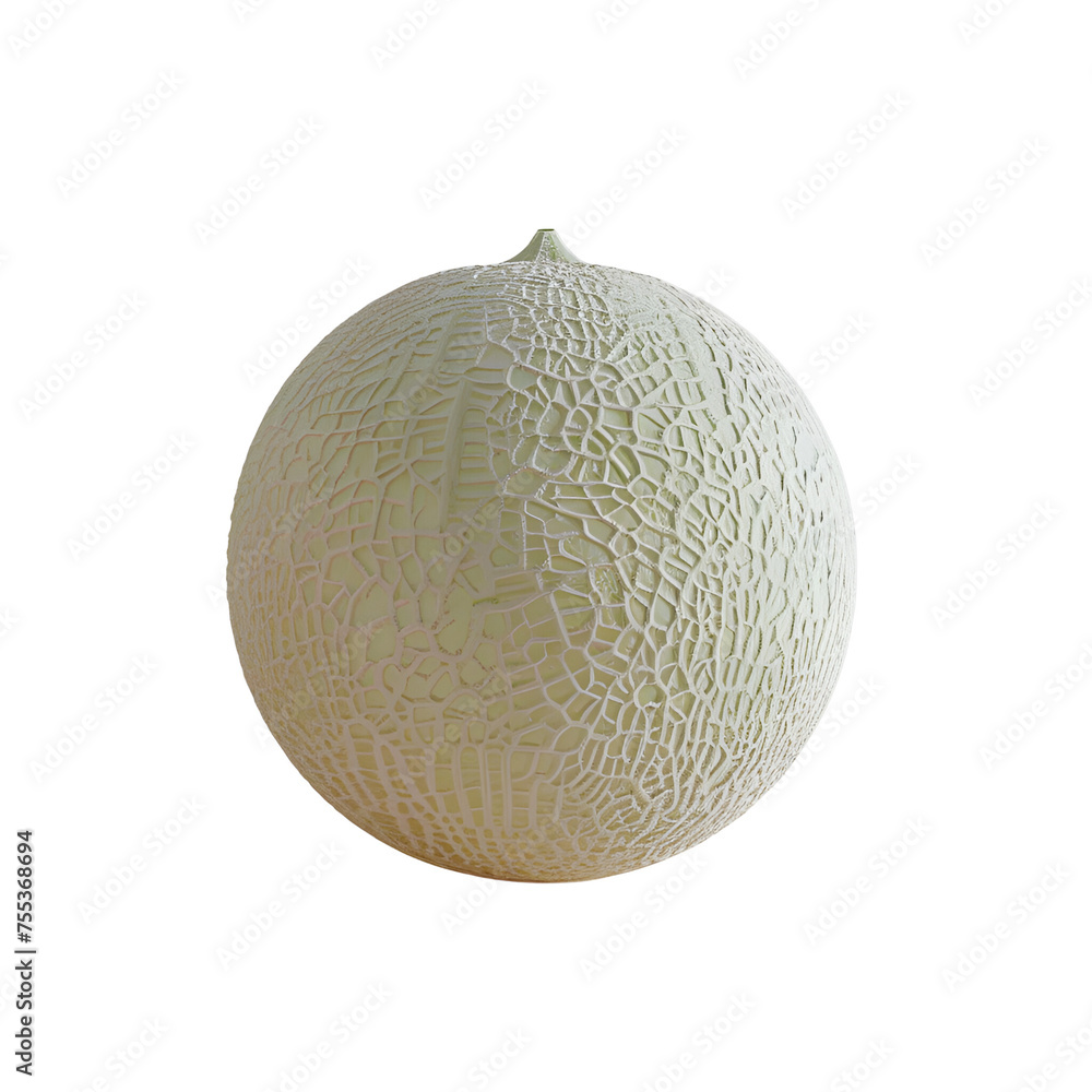 Cantaloupe Melon Fruit No Background Cantaloupe Melon Fruit No Background