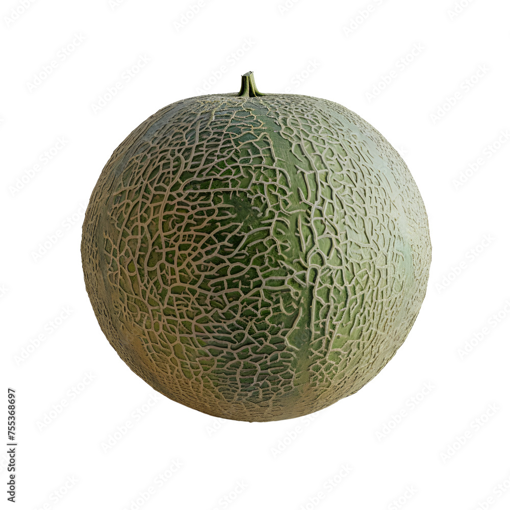 Cantaloupe Melon Fruit No Background Cantaloupe Melon Fruit No Background