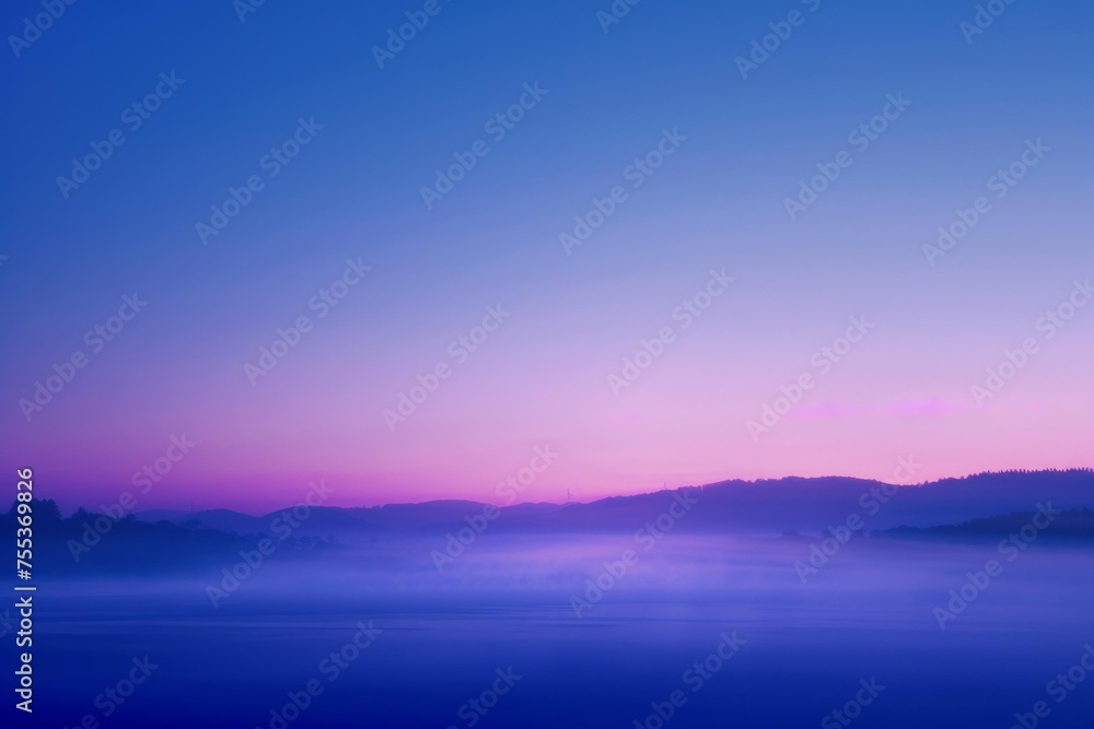 A mystical gradient from an indigo blue to a soft periwinkle, suggesting the mystery and magic of twilight