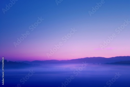 A mystical gradient from an indigo blue to a soft periwinkle, suggesting the mystery and magic of twilight