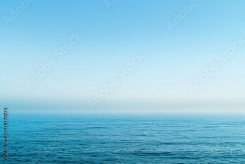 A tranquil gradient of various shades of blue, mimicking the vastness and serenity of the sky