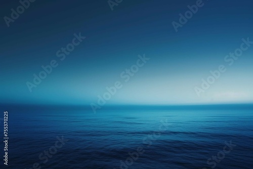 A vertical gradient flowing from midnight blue at the top to a serene sky blue at the bottom, evoking a sense of calm