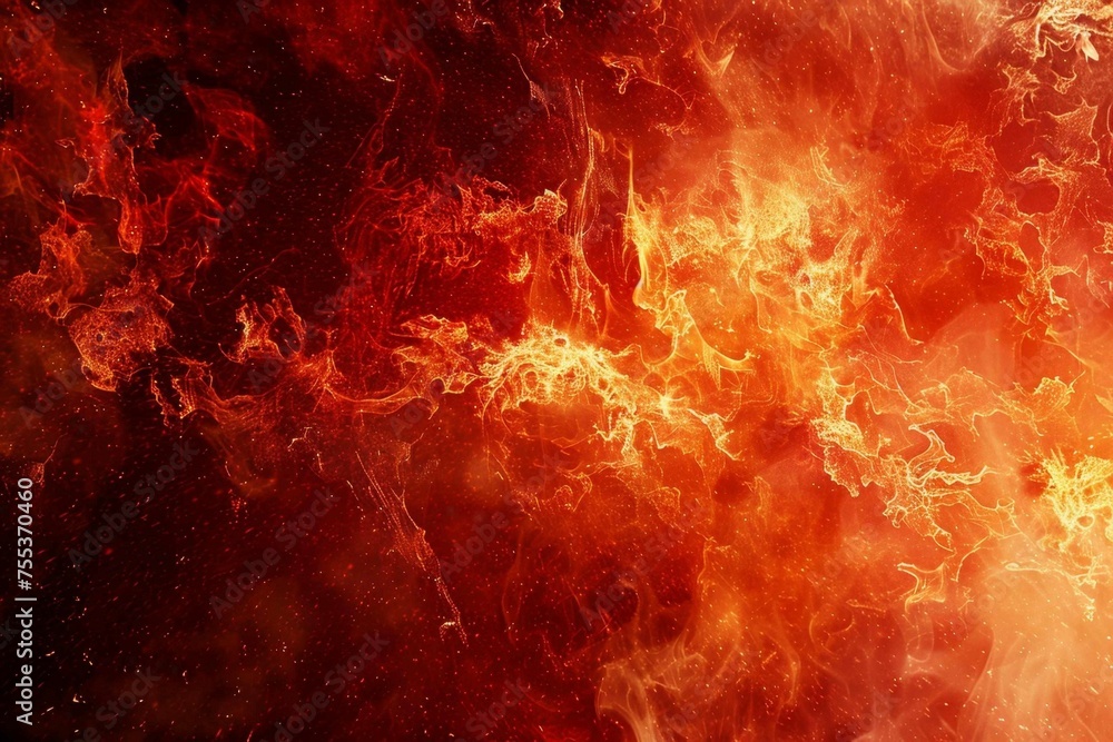 An intense, high-contrast noise texture against a fiery red background, conveying energy and chaos An intense, high-contrast noise texture against a fiery red background, conveying energy and chaos