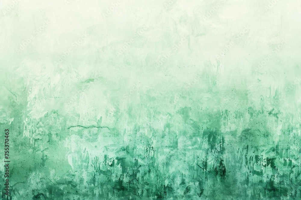 An ombre effect of rich emerald green fading into a light mint, reminiscent of a fresh, verdant landscape