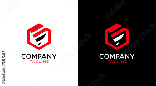 Drill logo icon. Boring machine logo design