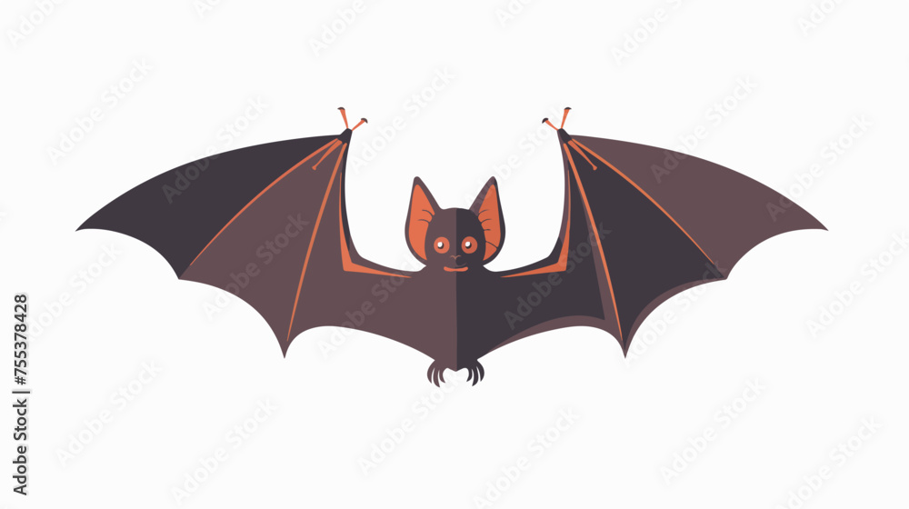 Bat icon design template vector isolated illustration