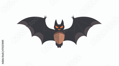 Bat icon design template vector isolated illustration