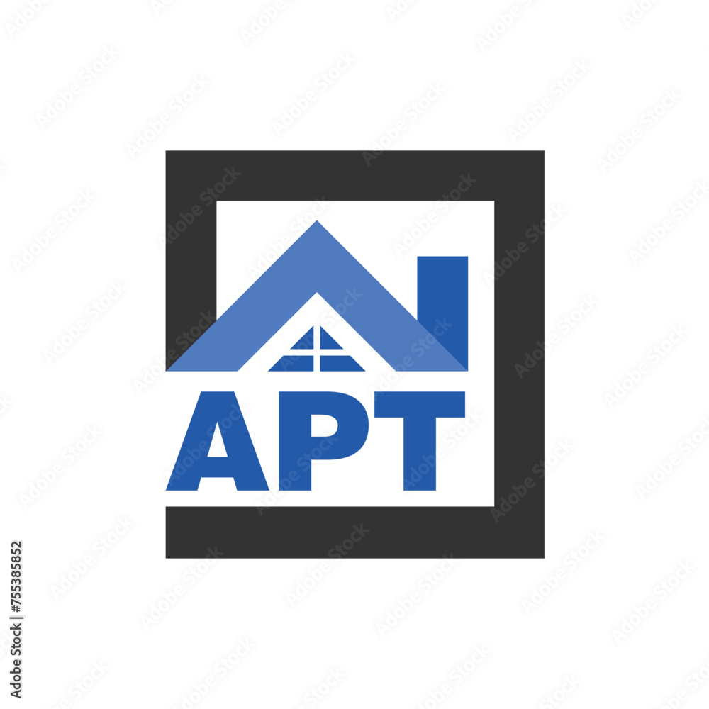 APT letter logo design on white background. APT logo. APT creative initials letter Monogram logo icon concept. APT letter design APT letter logo design on white background. APT logo. APT creative initials letter Monogram logo icon concept. APT letter design
