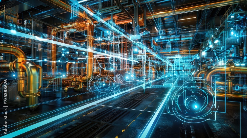 Futurist city IOT internet of thing ICT DX digital technology, cyber security power energy sustainable metaverse city. AI generated for ads Futurist city IOT internet of thing ICT DX digital technology, cyber security power energy sustainable metaverse city. AI generated for ads