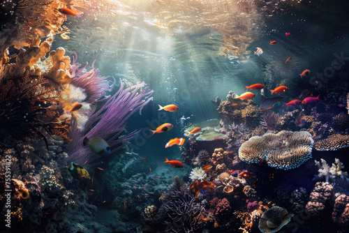 Dive into the mysterious and vibrant world of underwater life © Veniamin Kraskov
