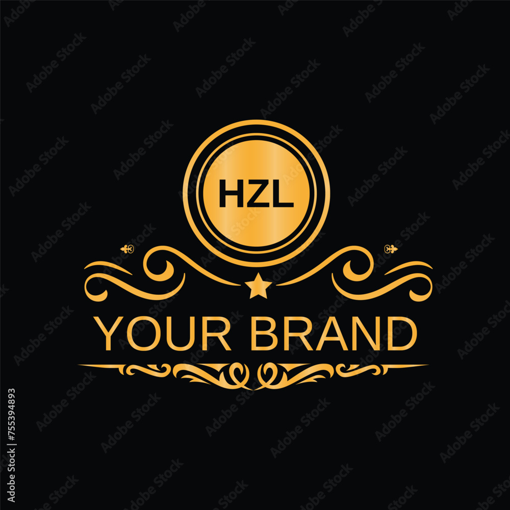 Handwritten HZL letters logo design with vector Handwritten HZL letters logo design with vector