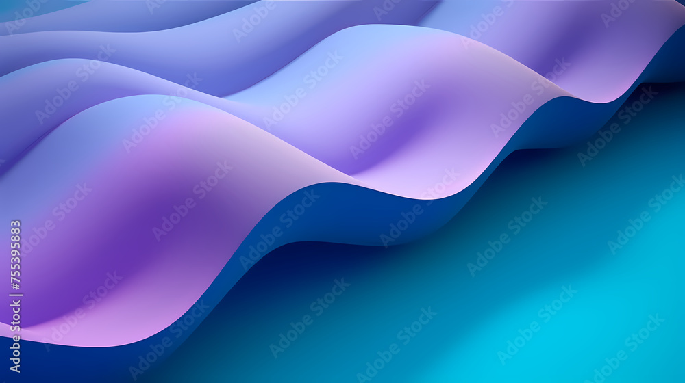 Fototapeta premium Elegant 3D abstract background with corrugated surface