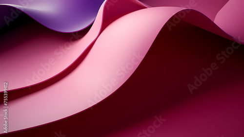 Contemporary 3D gradient background with corrugated surface © xuan