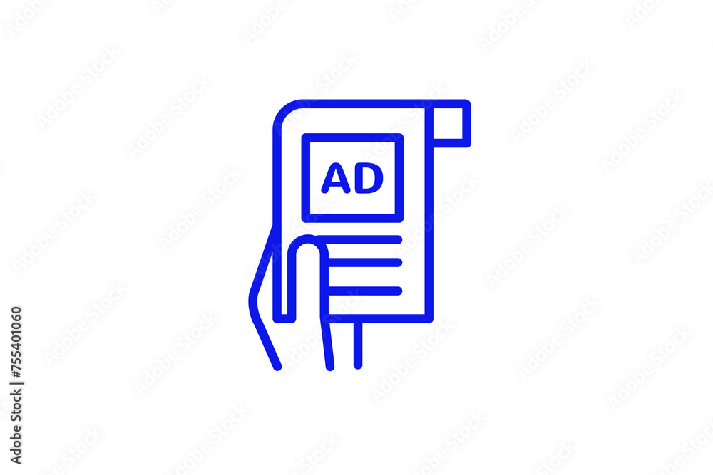 Isolated promo material illustration in line style design. Vector illustration. Isolated promo material illustration in line style design. Vector illustration.