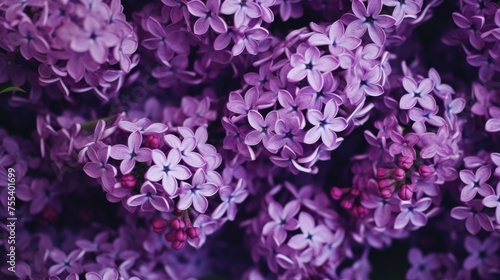Close up shot of a bunch of purple flowers. Perfect for floral backgrounds © Fotograf