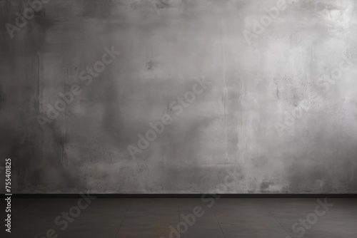 A simple image of an empty room with concrete walls and floor. Perfect for industrial or minimalist design concepts