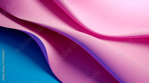 Undulating surface with copy space, modern 3D gradient background