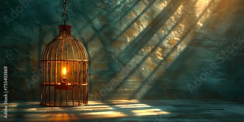 A serene shot of a small personal item in a cell symbolizing hope or memory . Concept Personal Item, Serene Photo, Hope Symbol, Memory Captured, Cell Background