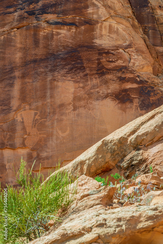 Petroglyphs at Dinosaur National Monument photo